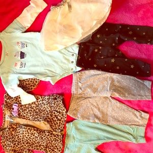 Variety leggings, jacket, skirt